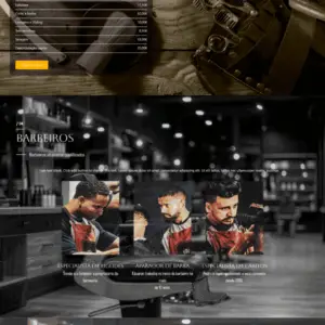 Site para Barbearia com Agendamento Online