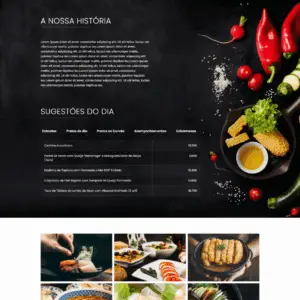 Site Profissional para Restaurante